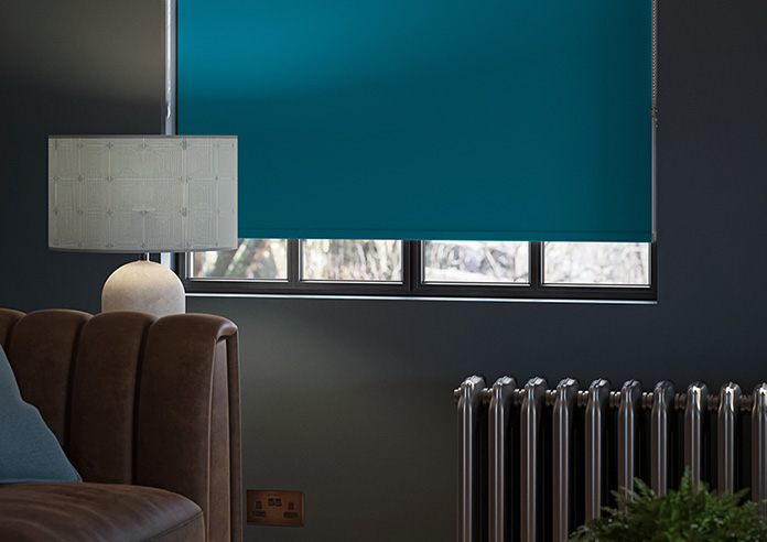 Trinity (FR Blackout), Kingfisher - Twist&Fit Roller Blind - Image 5